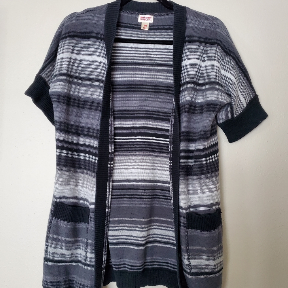 Womens Short Sleeve Cardigan